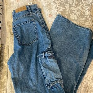 Blue Denim cargo Jeans